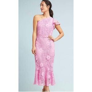 Shoshanna Antonella One-Shoulder Dress